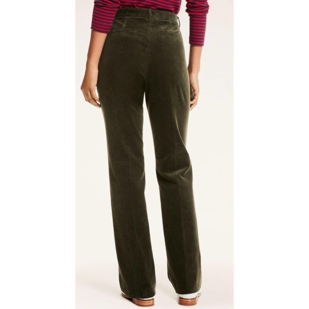 Brooks Brother Stretch Cotton Corduroy Wide Leg Pants Size 12